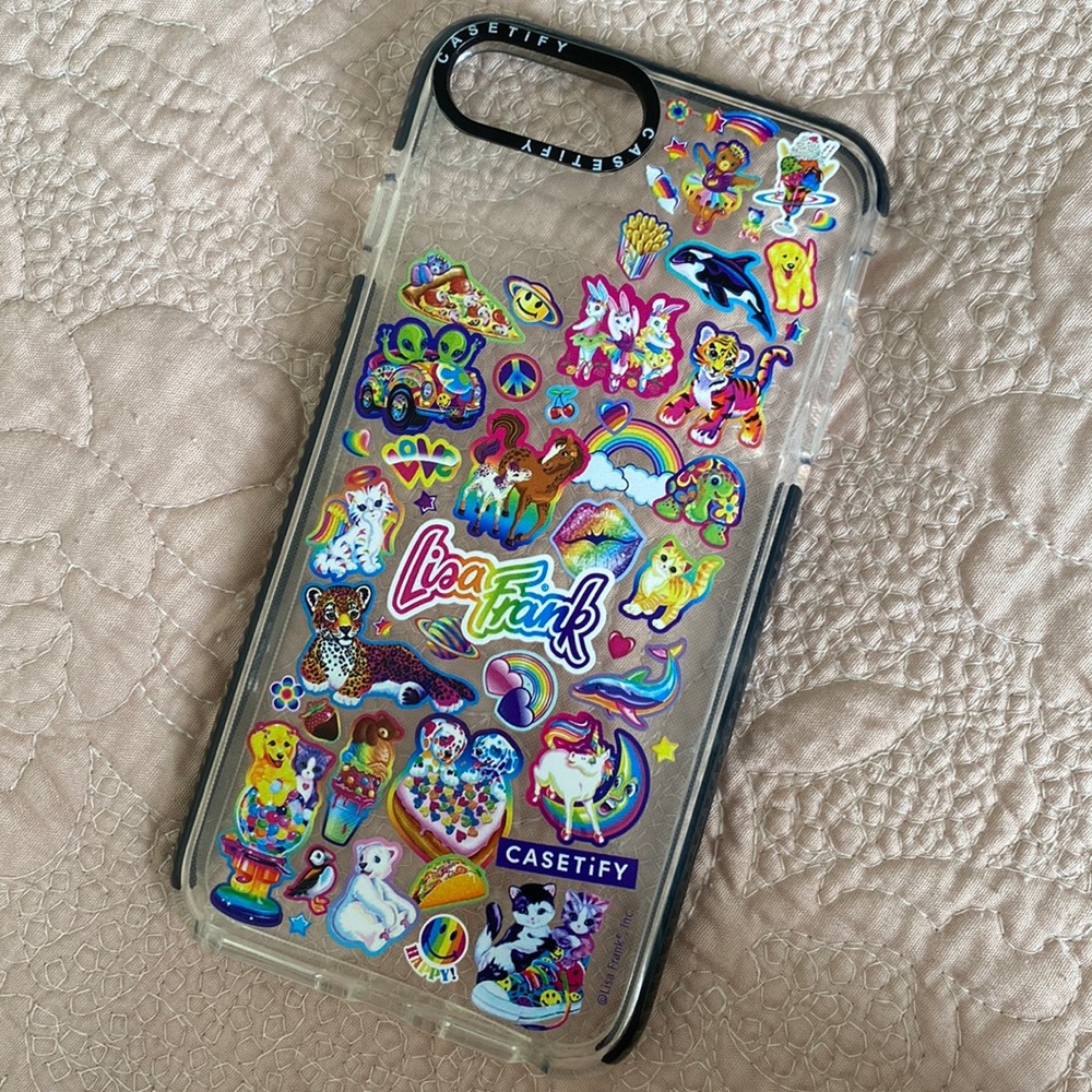 Lisa frank casetify I phone 8 + case
